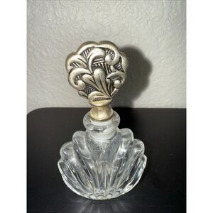 Vintage Goldinger Silver plated Perfume bottle